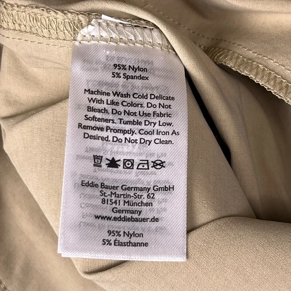 Eddie Bauer Chino Pants Mens 35x30 Khaki Horizon Guide Chino Flexion StormRepel